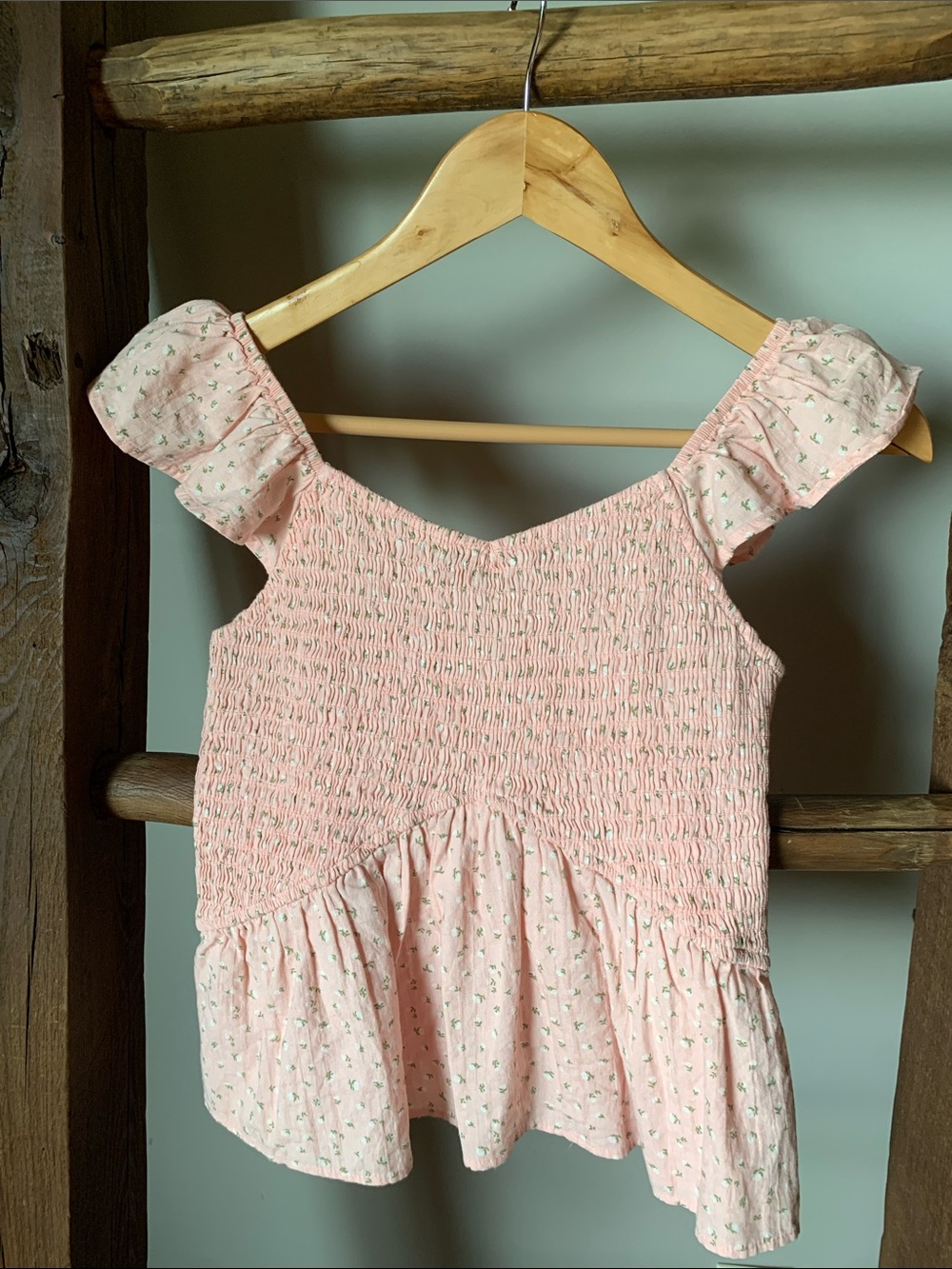 Art Class (Target) Pink Floral Tank Size 10-12 girls